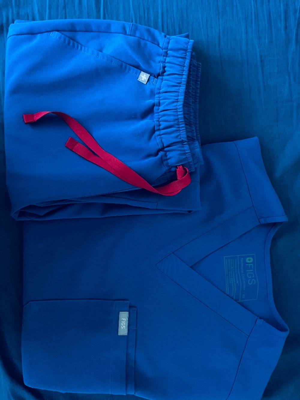 Figs Winning Blue XS set